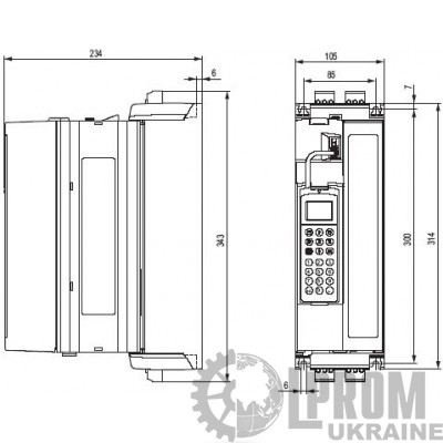 Преобразователь частоты SEW-Eurodrive MDX61B 380В 2.2 кВт (MDX61B0022-5A3-4-0T)