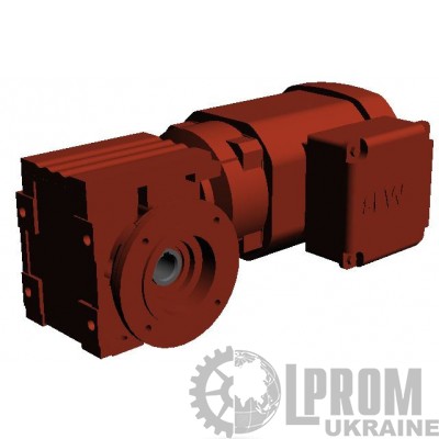 WAF30DRS71M4 Мотор-редуктор Spiroplan Р=550Вт, 75об/мин, полный вал 20мм, фланец 120мм