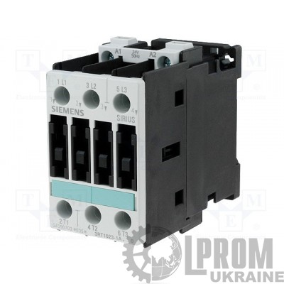 Контактор Siemens 7.5 кВт 17 А 110 В упр.AC (3RT1025-1AF00)