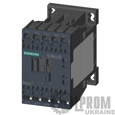 Контактор Siemens 3 кВт 7 А 220 В упр.AC 1NC (3RT2015-2AP62)