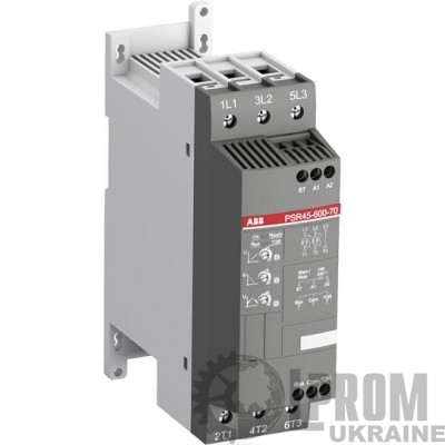 Устройства плавного пуска ABB PSR 22 кВт 45 А Uупр DC 24 В (PSR45-600-11)