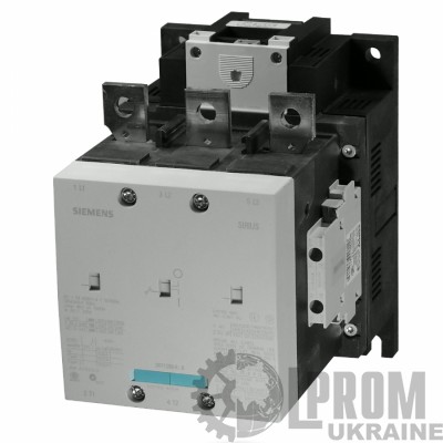 Контактор Siemens 200 кВт 400 А 220 В упр.AC/DC 2NO 2NC (3RT1275-6NP36)