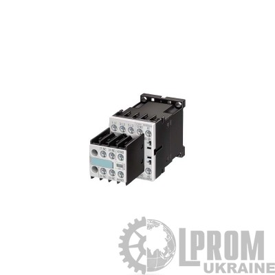 Контактор Siemens 3 кВт 7 А 24 В упр.DC 2NO 2NC (3RT1015-1BB44-3MA0)