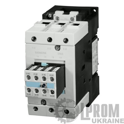 Контактор Siemens 37 кВт 80 А 220 В упр.AC 2NO 2NC (3RT1045-1AP04-3MA0)