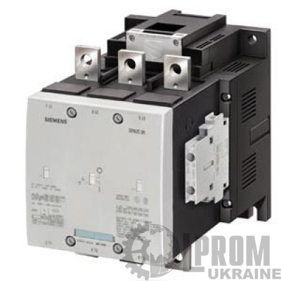 Контактор Siemens 200 кВт 400 А 220 В упр.AC/DC 2NO 2NC (3RT1275-6AP36)
