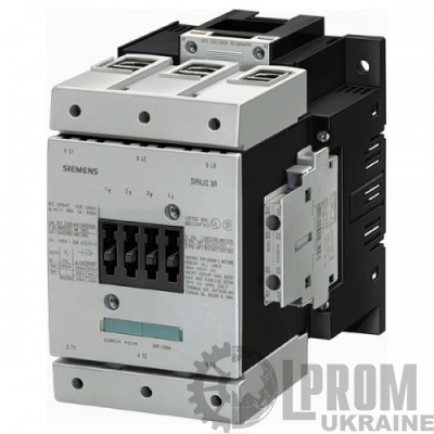 Контактор Siemens 55 кВт 115 А 110 В упр.AC/DC 2NO 2NC (3RT1054-3AF36)