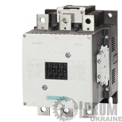 Контактор Siemens 132 кВт 265 А 110 В упр.AC/DC 2NO 2NC (3RT1065-6NF36)