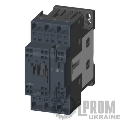 Контактор Siemens 7.5 кВт 16 А 220 В упр.AC 1NO 1NC (3RT2025-2AP60)
