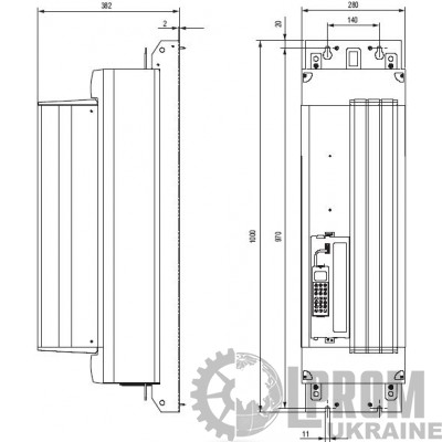 Преобразователь частоты SEW-Eurodrive MDX61B 380В 110 кВт (MDX61B1100-503-4-0T)