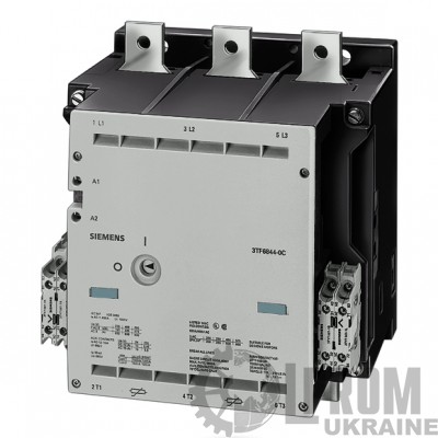 Контактор Siemens 335 кВт 630 А 220 В упр.AC 4NO 4NC (3TF6844-0CM7)