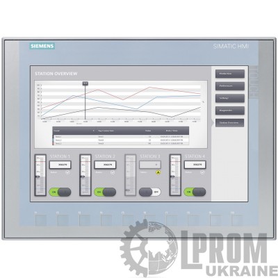 Система визуализации Siemens KPT1200 Basic HMI Panel 12 дюйма (6AV2123-2MB03-0AX0)