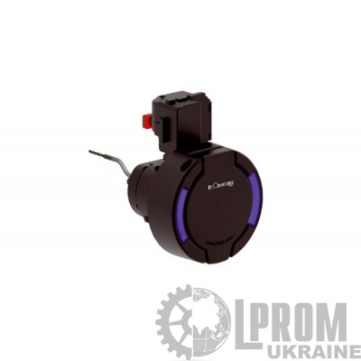 Зарядная штепсельная розетка Тип 2 IP54 до 63 A со светодиодами RGB LED и блокировкой штекера ? 32A
