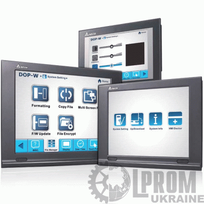 Система визуализации Delta DOP-W 10.4 дюймов RS-232/422/485/RTC/Ethernet (DOP-W105B)
