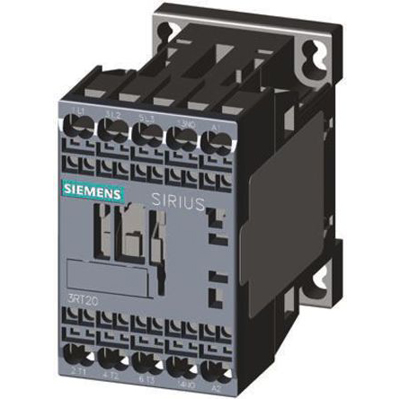 Контактор Siemens 3 кВт 7 А 24 В упр.DC 1NO 1NC (3RT2015-2FB41)