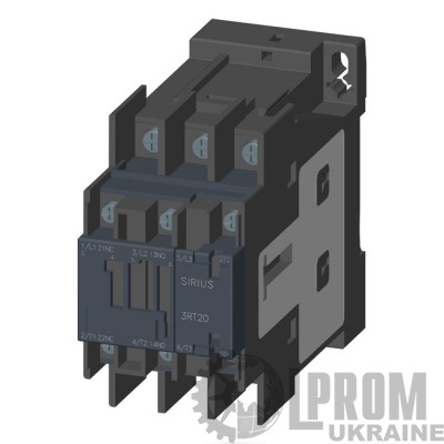 Контактор Siemens 11 кВт 25 А 24 В упр.DC 1NO 1NC (3RT2026-4BB40)