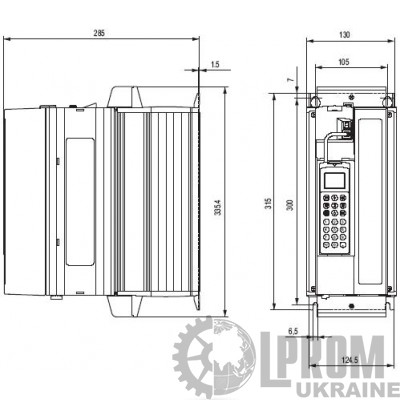 Преобразователь частоты SEW-Eurodrive MDX61B 380В 11 кВт (MDX61B0110-5A3-4-0T)