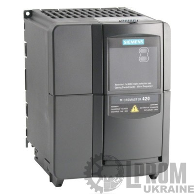Преобразователь частоты Siemens MicroMaster 420 4кВт 380В (6SE6420-2UD24-0BA1)