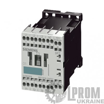 Контактор Siemens 3 кВт 7 А 220 В упр.AC 1NO (3RT1015-2AP01)