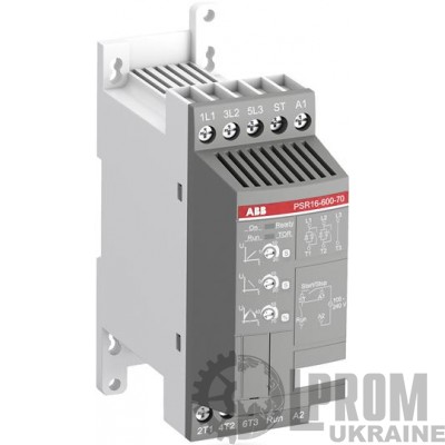 Устройства плавного пуска ABB PSR 7,5 кВт 16 А Uупр DC 24 В (PSR16-600-11)
