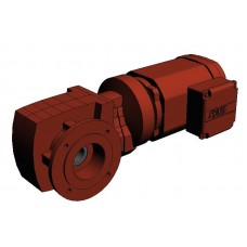 WAF47DRS80M4 Мотор-редуктор Spiroplan Р=1,1кВт, 75об/мин, полный вал 30мм, фланец 160мм