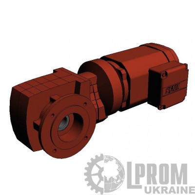 WAF47DRS80M4 Мотор-редуктор Spiroplan Р=1,1кВт, 75об/мин, полный вал 30мм, фланец 160мм