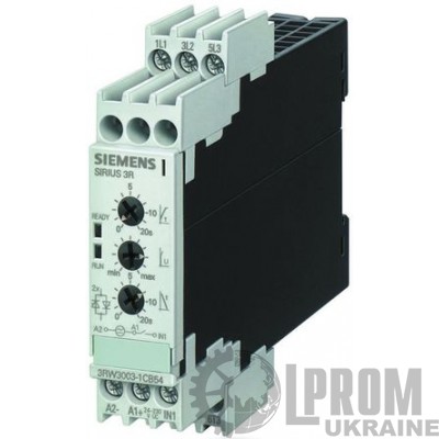 Устройства плавного пуска Siemens 3RW30 1.1 кВт 3 А (3RW3003-1CB54)